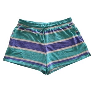 wildfox striped lounge shorts striped womens size M